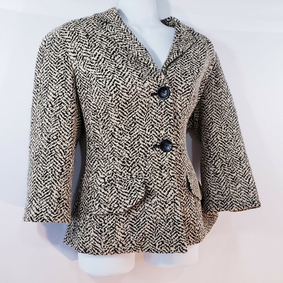 Coldwater Creek Womens Jacket Tweed Size 6 Lined I‎ - Picture 2 of 8